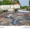 Fuel tanker overturns at Adidome