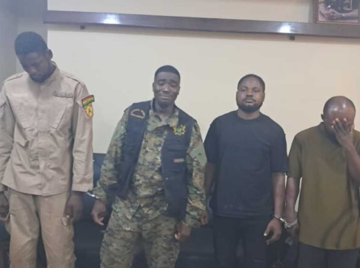 Western North police arrest 4 suspected fake National Security operatives over alleged mining site raid
