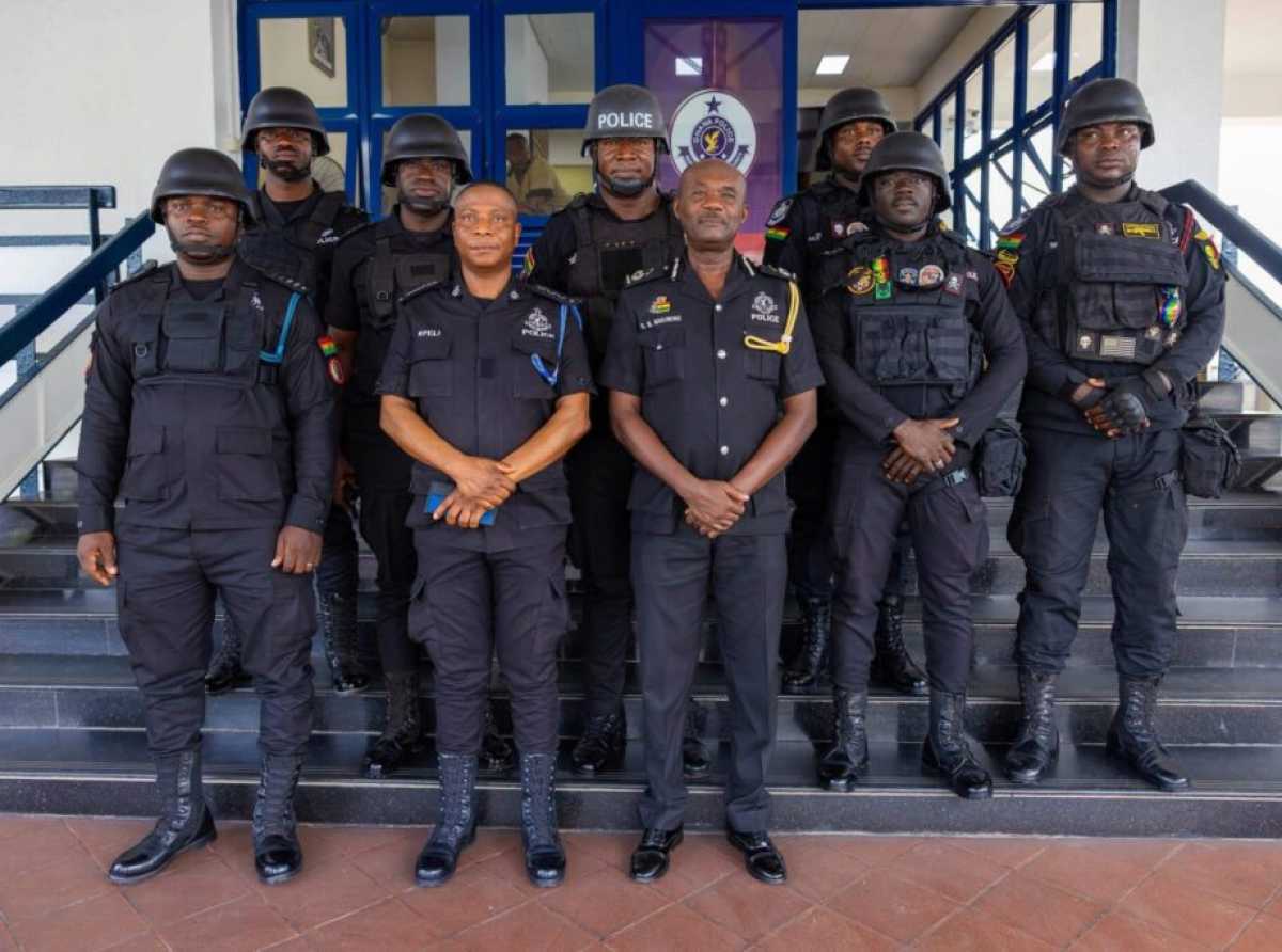 IGP promotes 7 officers for role in Tema anti-robbery operation