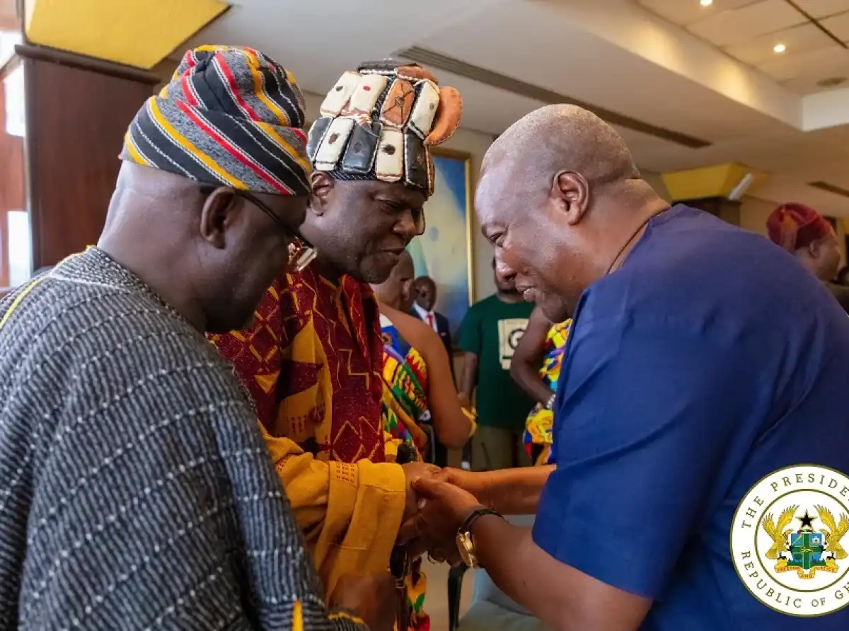 Mahama calls for stronger collaboration with chiefs to curb land-related conflicts