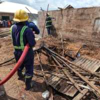 GNFS rescues two crash victims, prevents fire spread in Volta Region