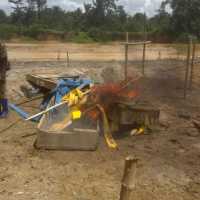 NAIMOS destroys illegal mining equipment on Butre River