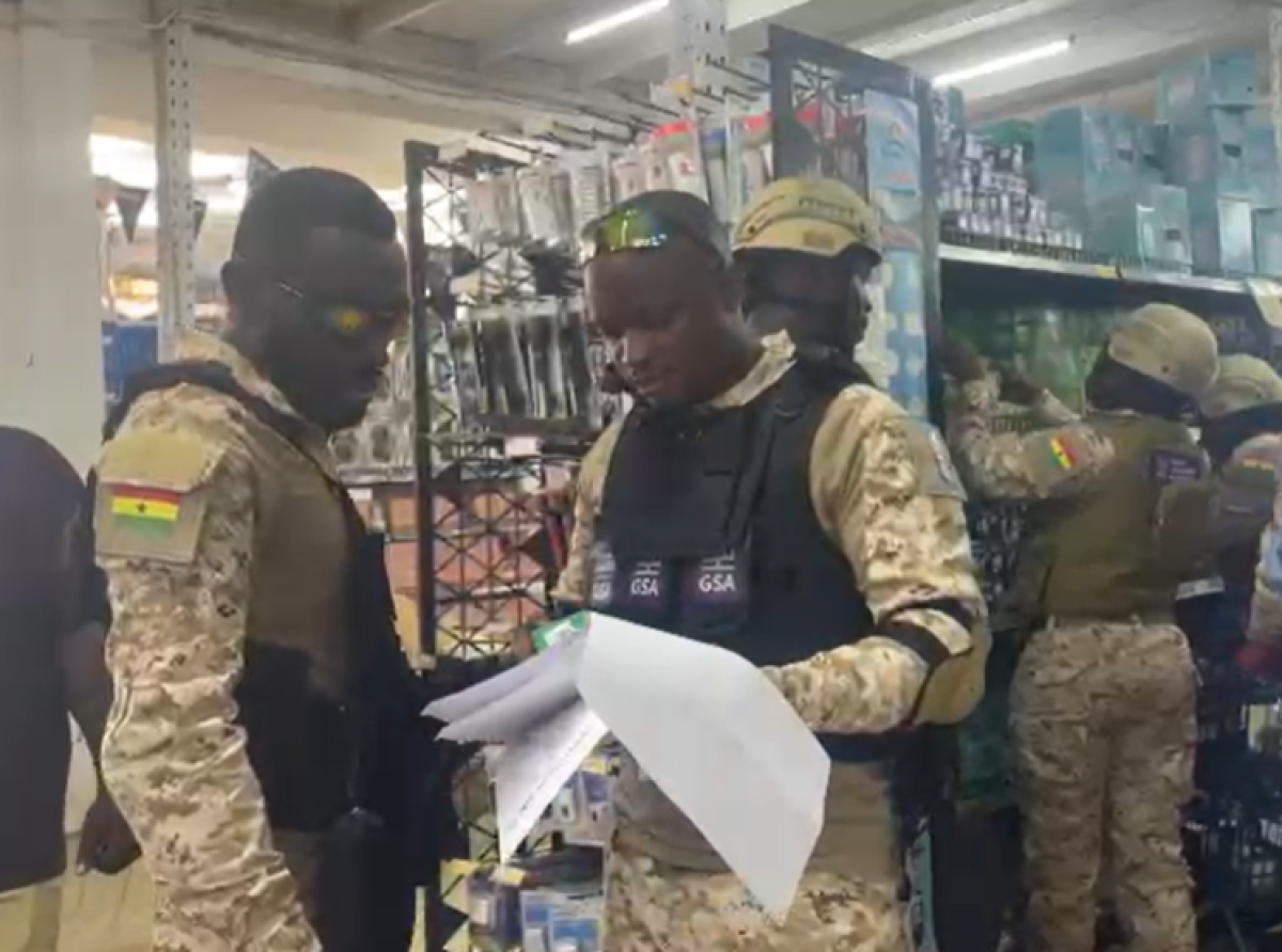 GSA shuts down sections of Ashaiman China Mall warehouse over alleged substandard products