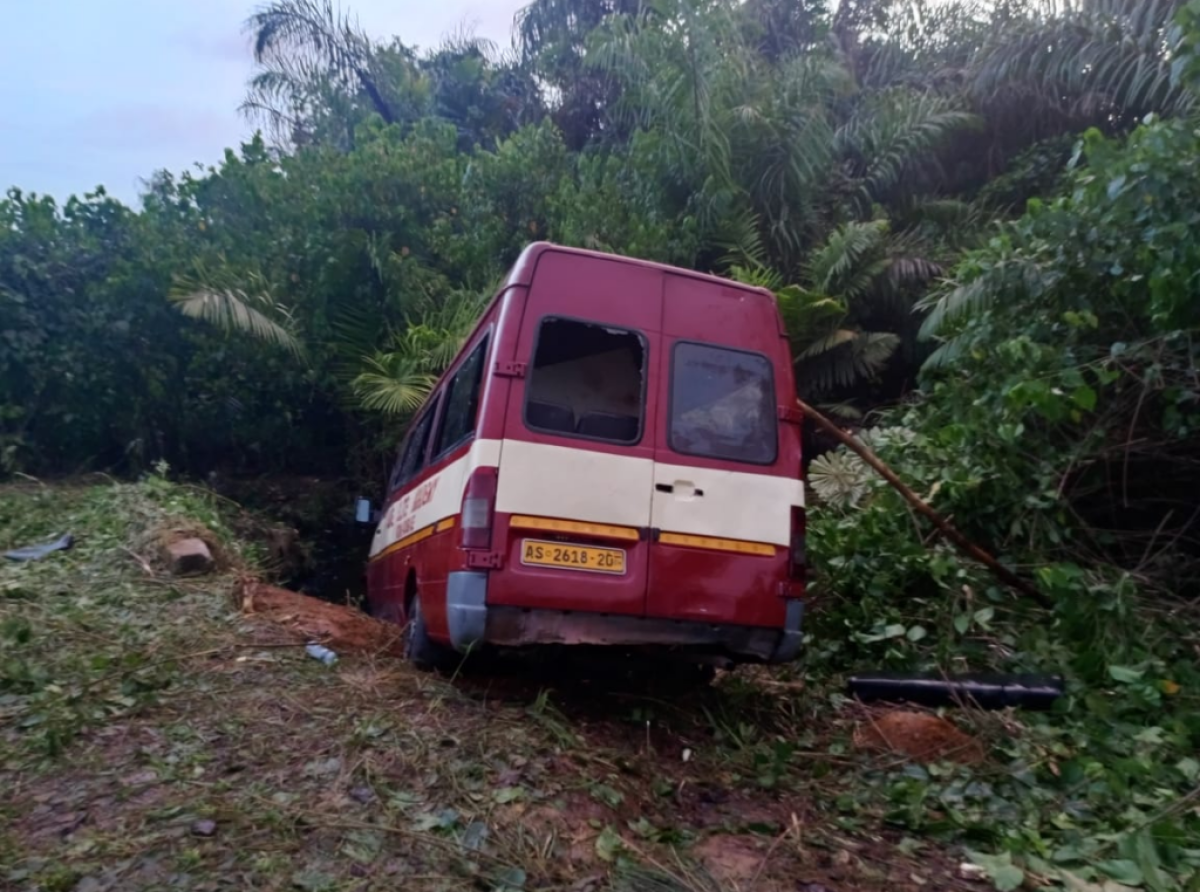 Two pupils dead, 40 others injured in tragic school bus accident at Assin Homaho
