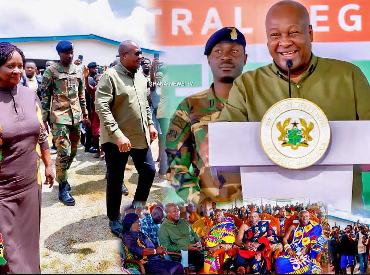 Mahama &amp; Naana Jane Storm Central Region On Day 2 Of The “Resetting Ghana” Tour 