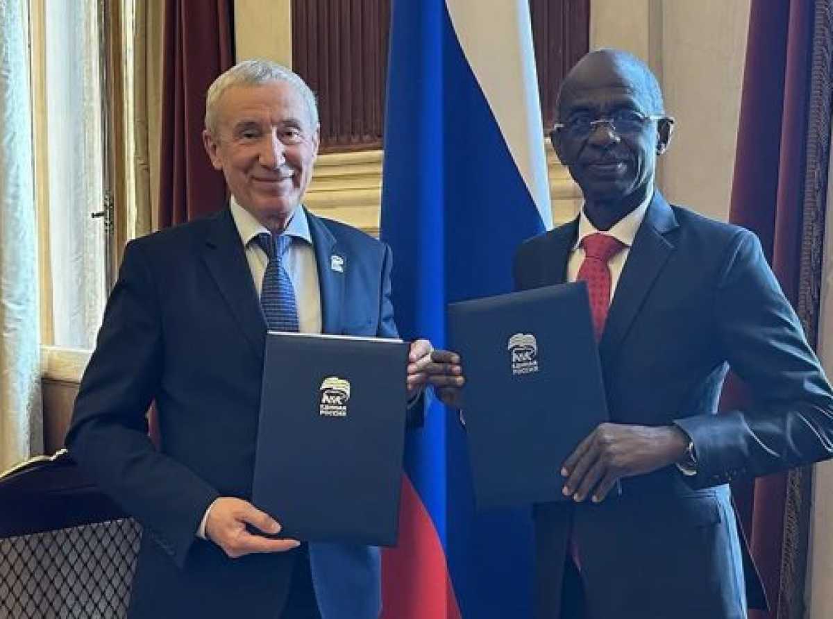  NDC signs cooperation agreement with United Russia Party
