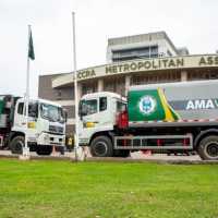 AMA outdoors 2 new compactor trucks to strengthen waste collection