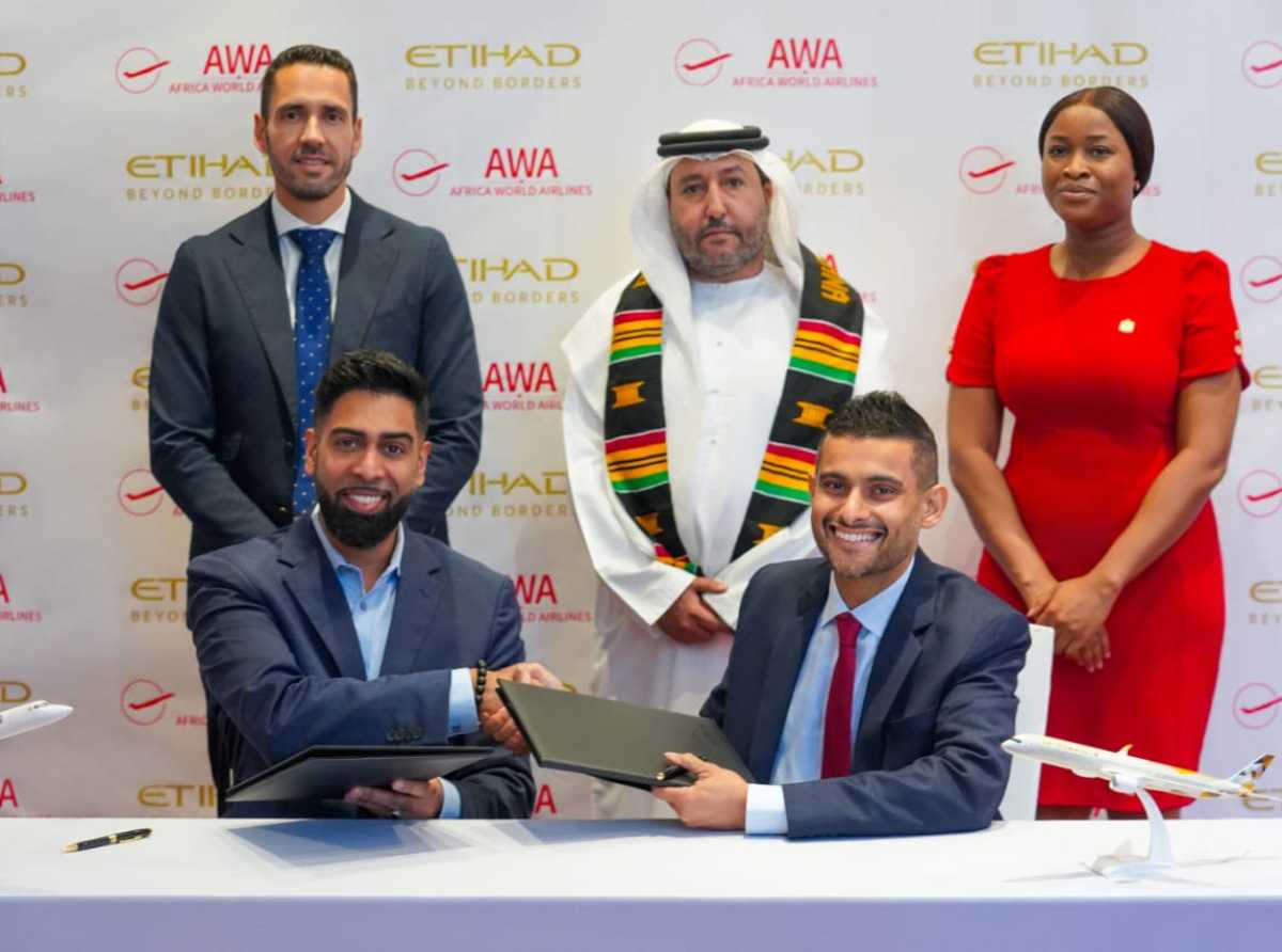 Etihad, Africa World Airlines sign deal to expand passenger and cargo links