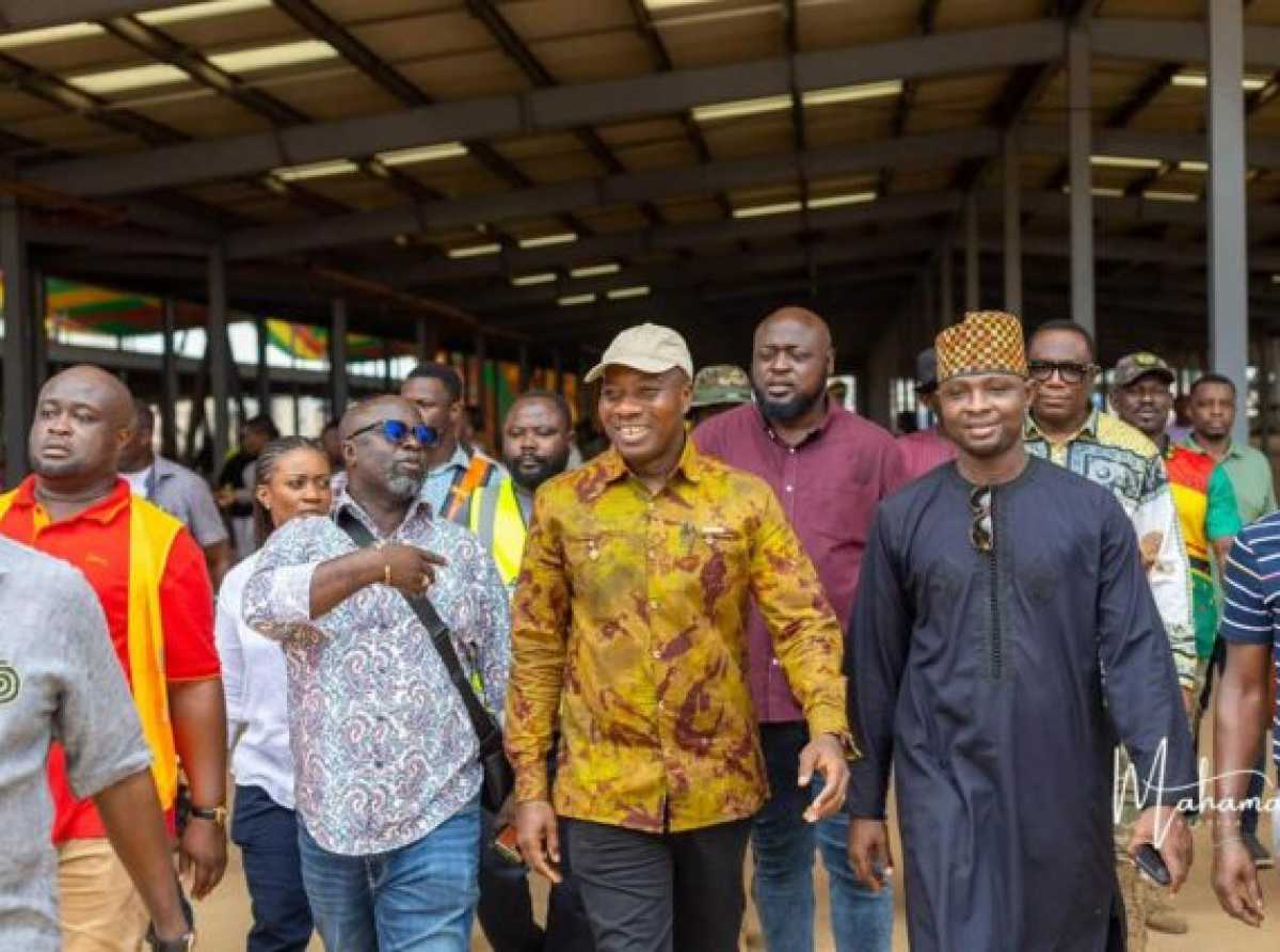 Ayariga inspects Kejetia Market Phase II, pledges push to complete project