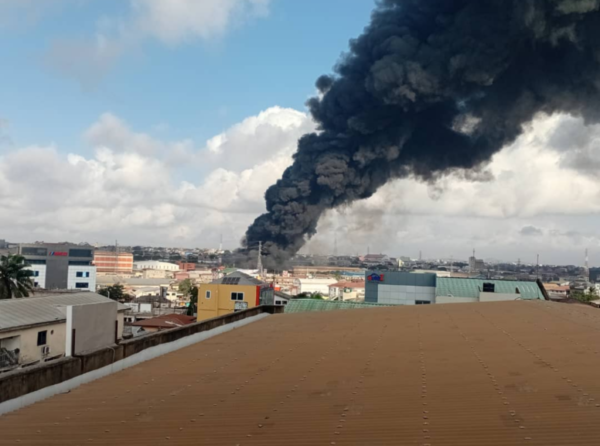 Fire breaks out in North Industrial Area at Avenor