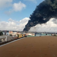 Fire breaks out in North Industrial Area at Avenor