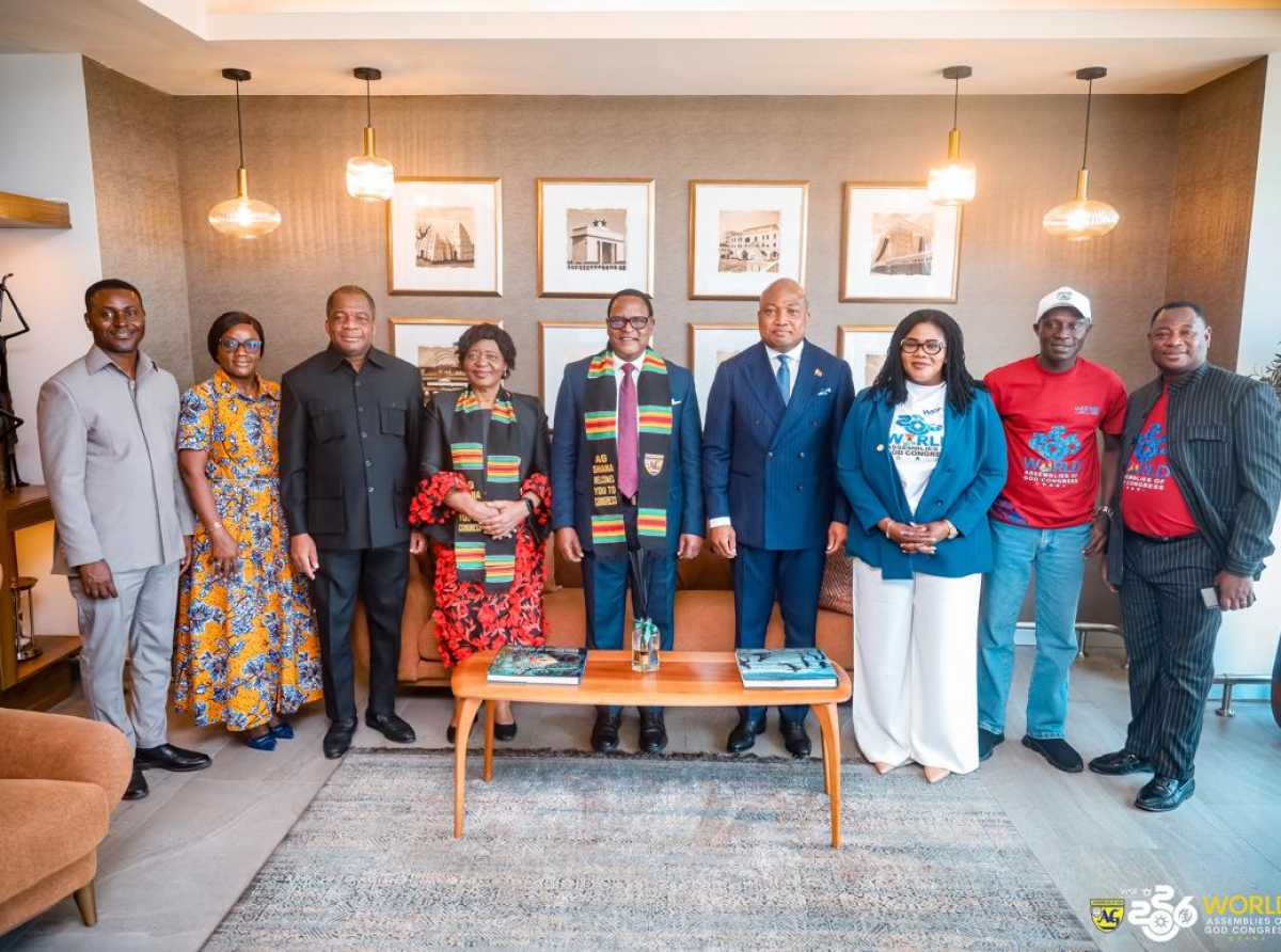 Former Malawian President arrives in Ghana for Assemblies of God World Congress