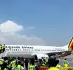Transport Minister welcomes Uganda Airlines’ inaugural flight to Ghana